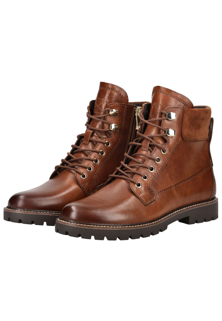 Caprice Stiefelette Leder Cognac Warmfutter