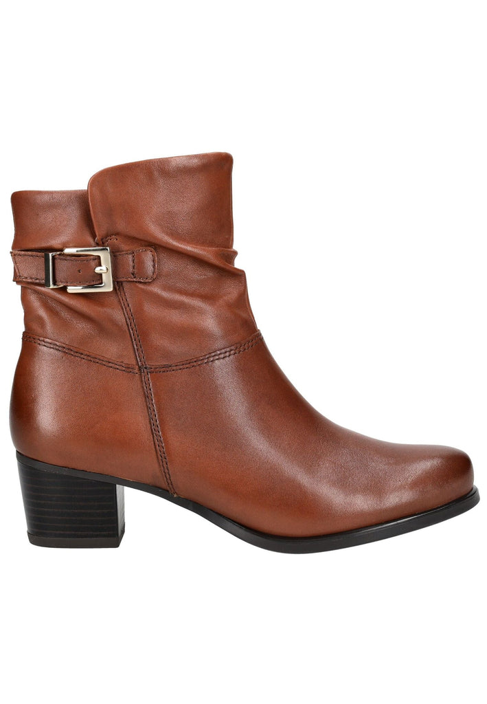 Caprice Stiefelette Leder Cognac Warmfutter
