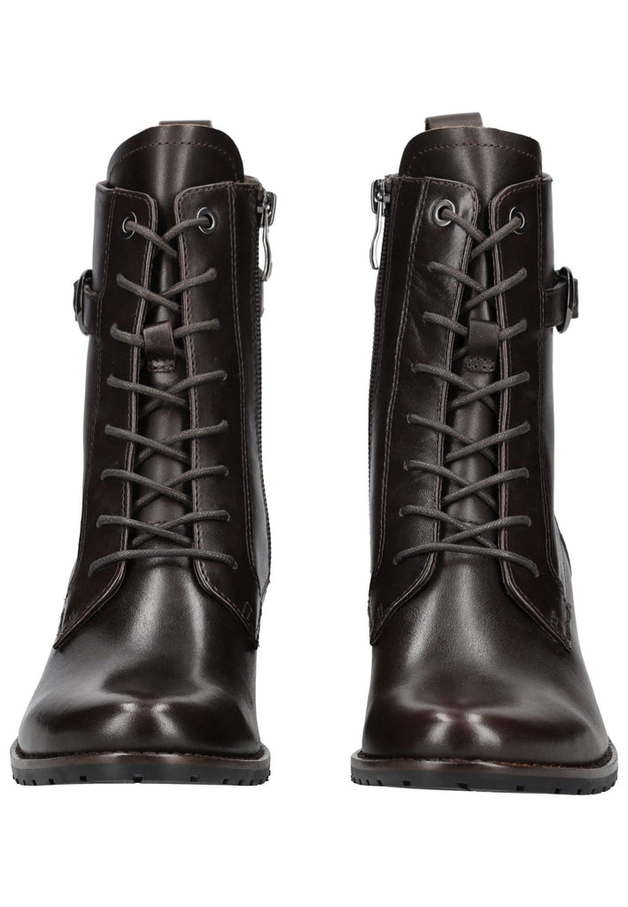Caprice Stiefelette Leder Dunkelbraun Warmfutter