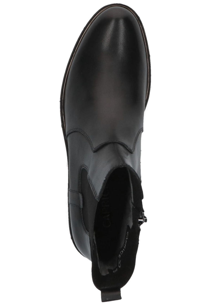 Caprice Stiefelette Leder Schwarz