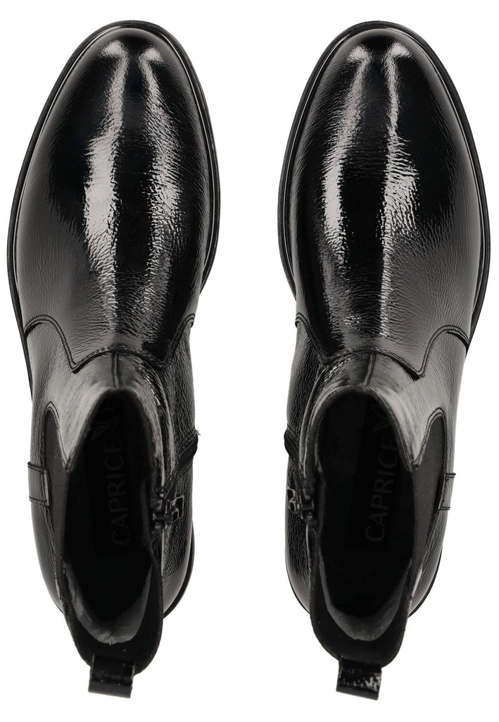 Caprice Stiefelette Leder Schwarz Warmfutter