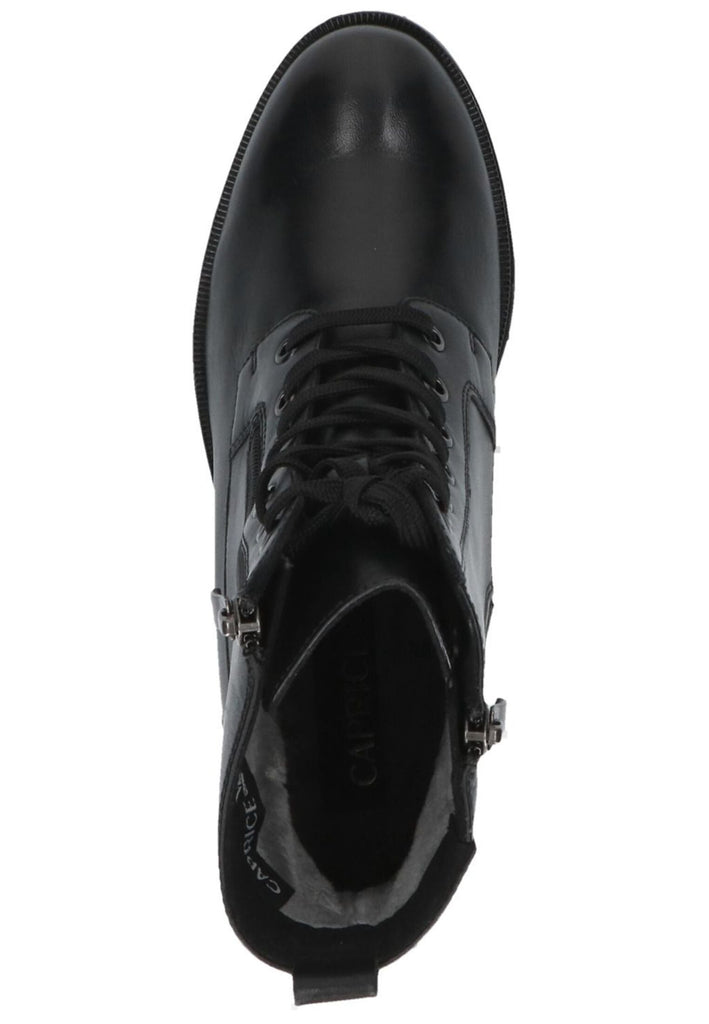 Caprice Stiefelette Leder Schwarz Warmfutter