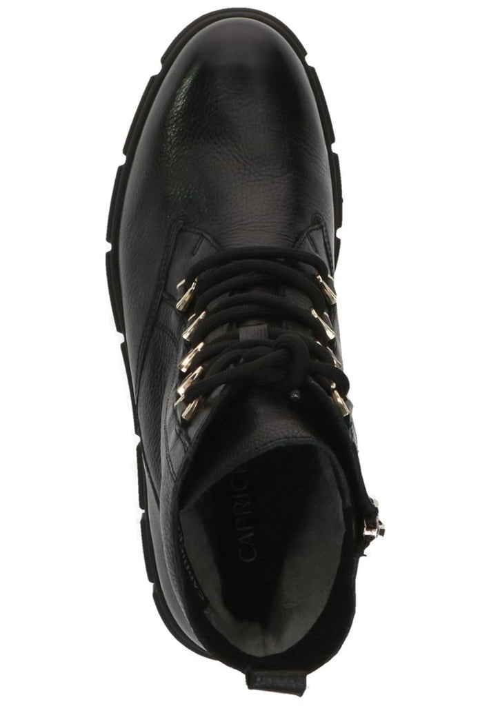 Caprice Stiefelette Leder Schwarz Warmfutter