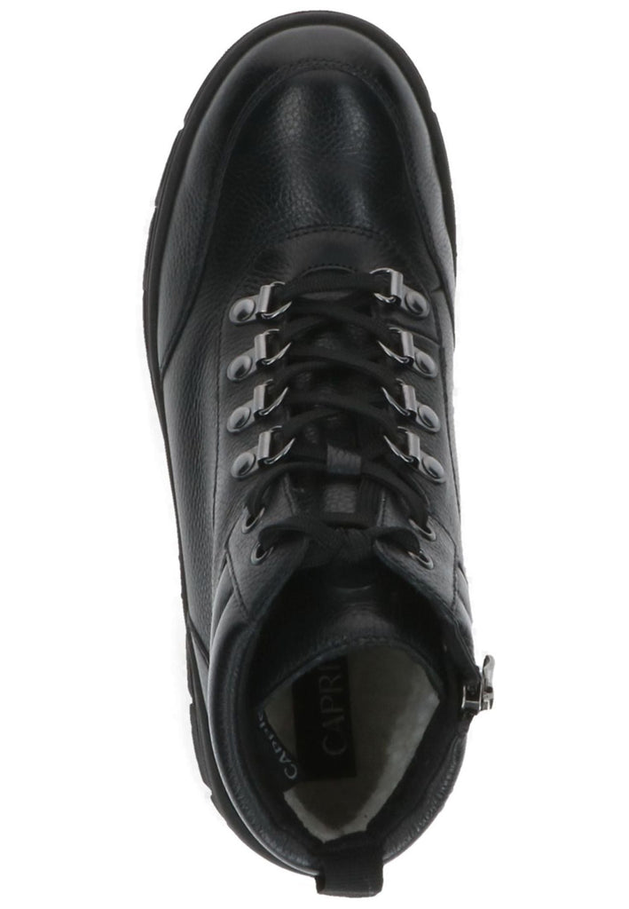 Caprice Stiefelette Leder Schwarz Warmfutter