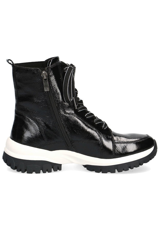 Caprice Stiefelette Leder Schwarz Warmfutter