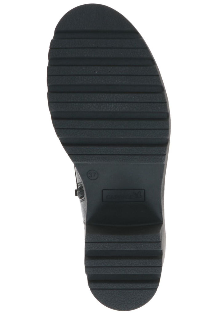 Caprice Stiefelette Leder Schwarz Warmfutter