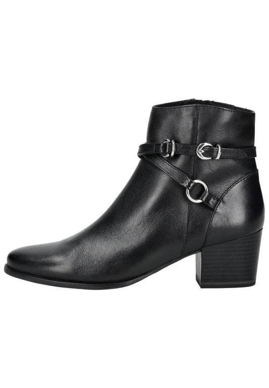 Caprice Stiefelette Leder Schwarz Warmfutter