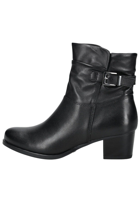 Caprice Stiefelette Leder Schwarz Warmfutter
