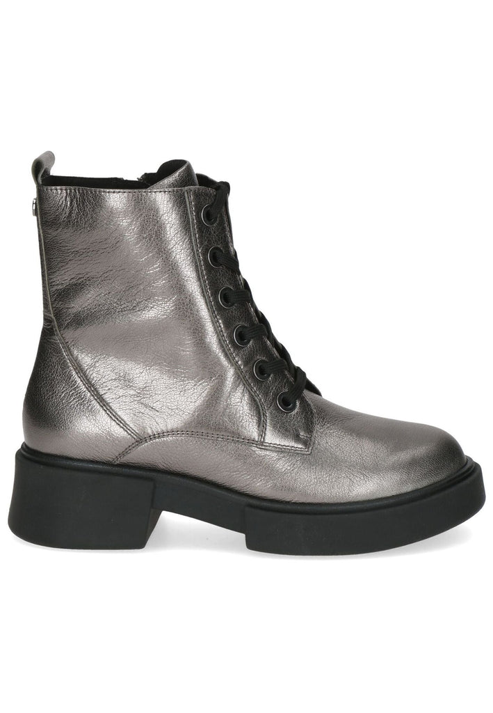 Caprice Stiefelette Leder Stone Warmfutter