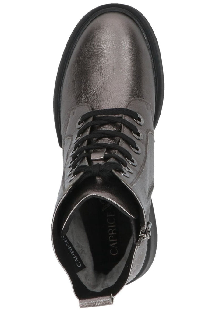 Caprice Stiefelette Leder Stone Warmfutter