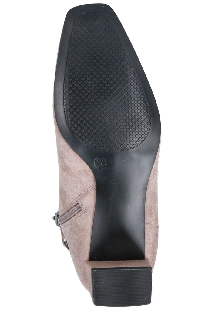 Caprice Stiefelette Leder Taupe