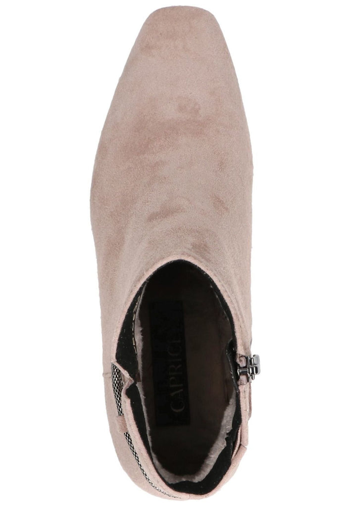Caprice Stiefelette Leder Taupe