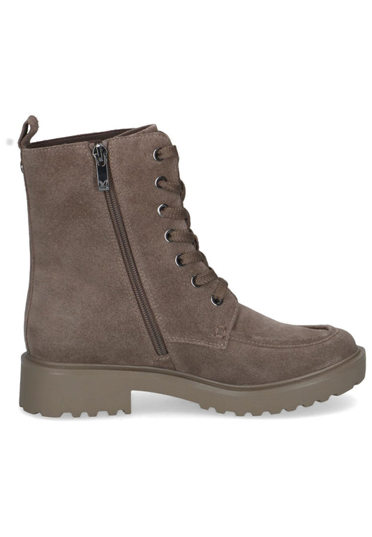 Caprice Stiefelette Leder Taupe