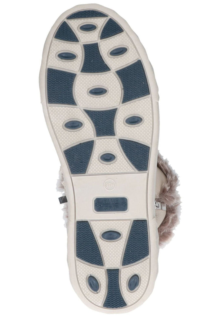 Caprice Stiefelette Leder/Textil Beige Warmfutter
