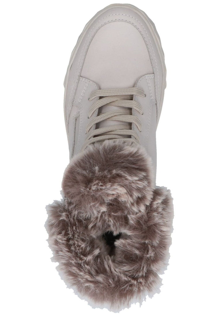 Caprice Stiefelette Leder/Textil Cream Warmfutter