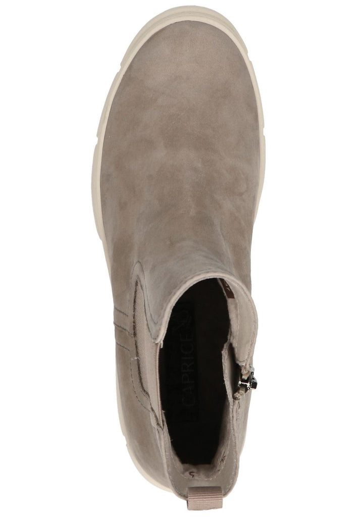 Caprice Stiefelette Leder/Textil Mud