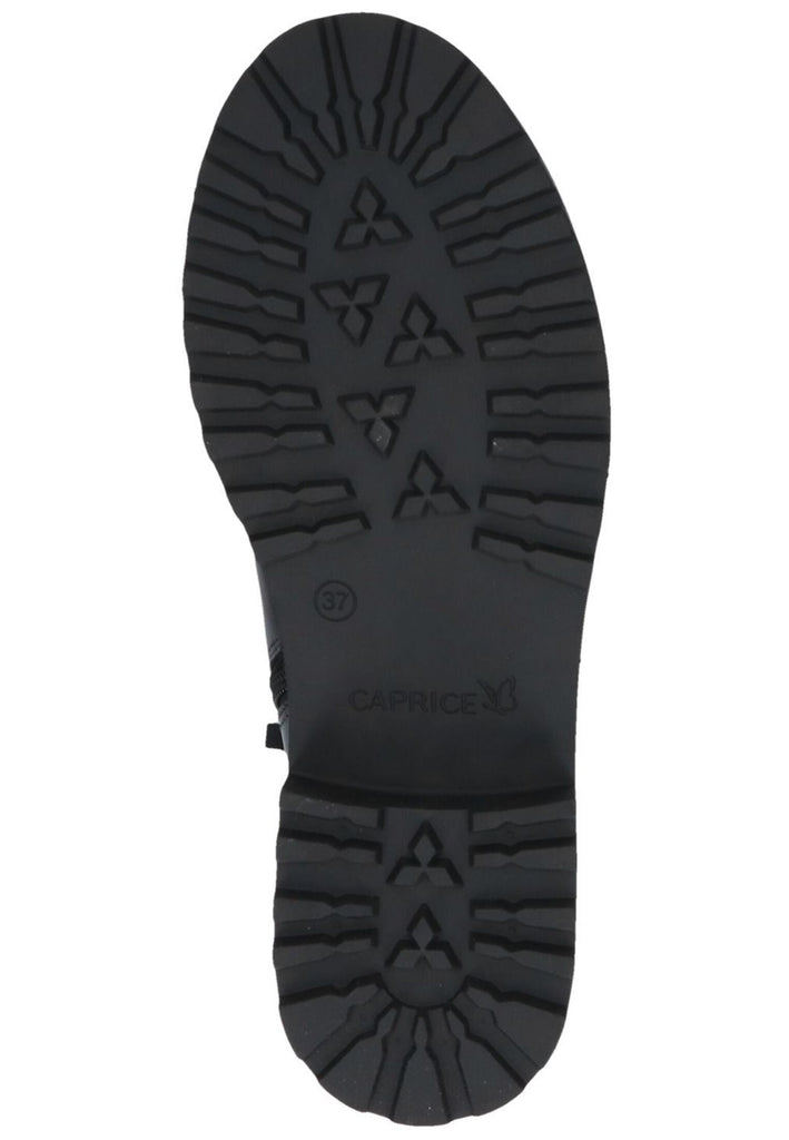 Caprice Stiefelette Leder/Textil Schwarz Warmfutter