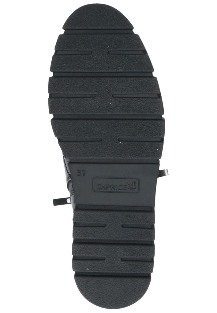 Caprice Stiefelette Leder/Textil Schwarz Warmfutter