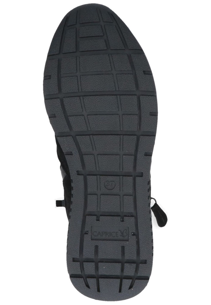 Caprice Stiefelette Leder/Textil Schwarz Warmfutter