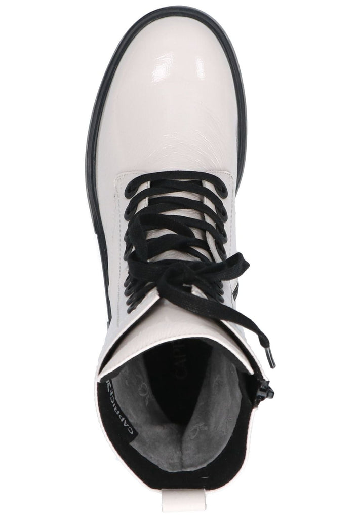 Caprice Stiefelette Leder Weiß