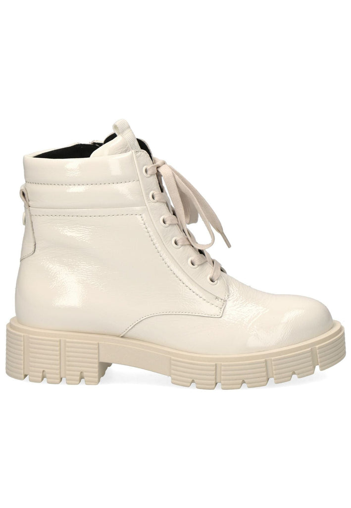 Caprice Stiefelette Leder Weiß Lack