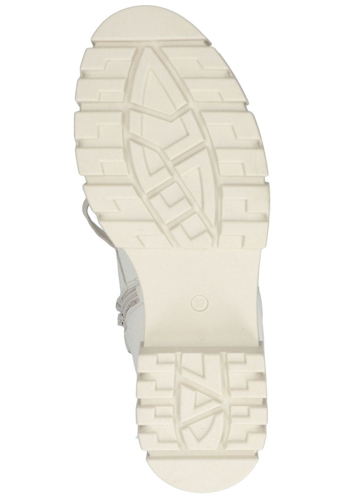 Caprice Stiefelette Leder Weiß Lack