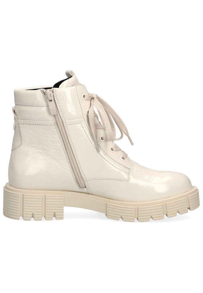 Caprice Stiefelette Leder Weiß Lack