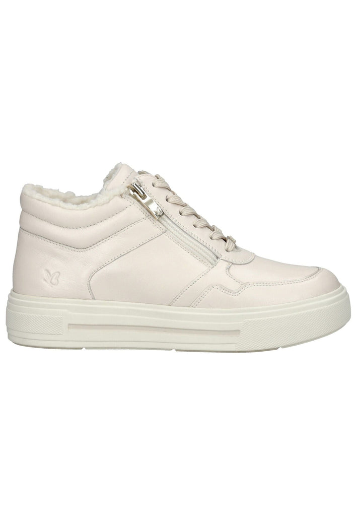 Caprice Stiefelette Leder Weiß Warmfutter