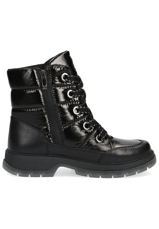 Caprice Stiefelette Lederimitat Schwarz