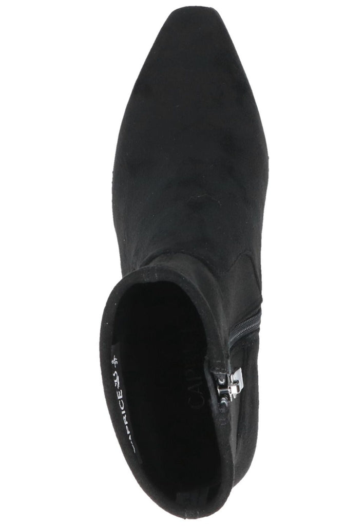 Caprice Stiefelette Lederimitat Schwarz/Schwarz