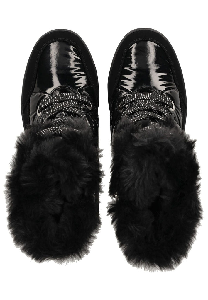 Caprice Stiefelette Lederimitat/Textil Schwarz