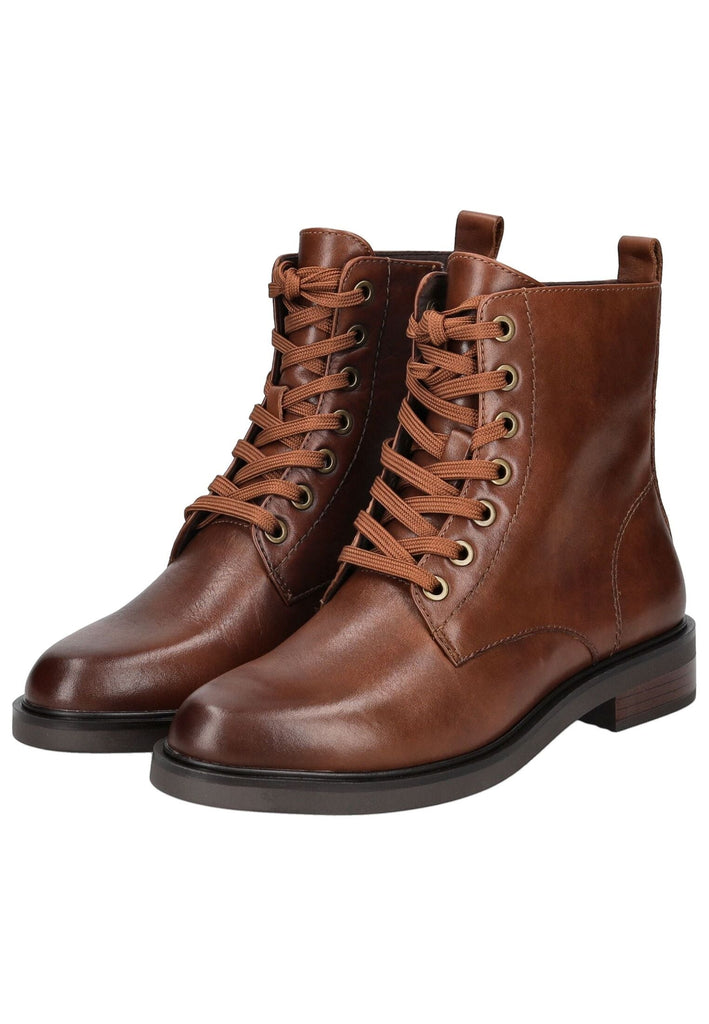 Caprice Stiefelette Nappaleder Cognac