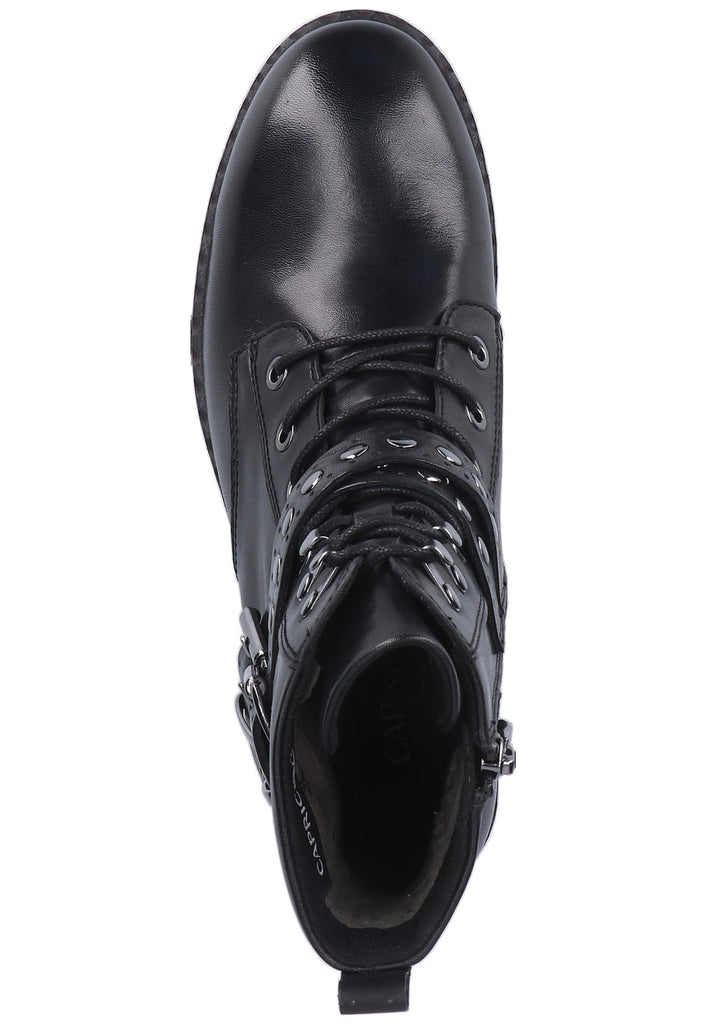 Caprice Stiefelette Nappaleder Schwarz