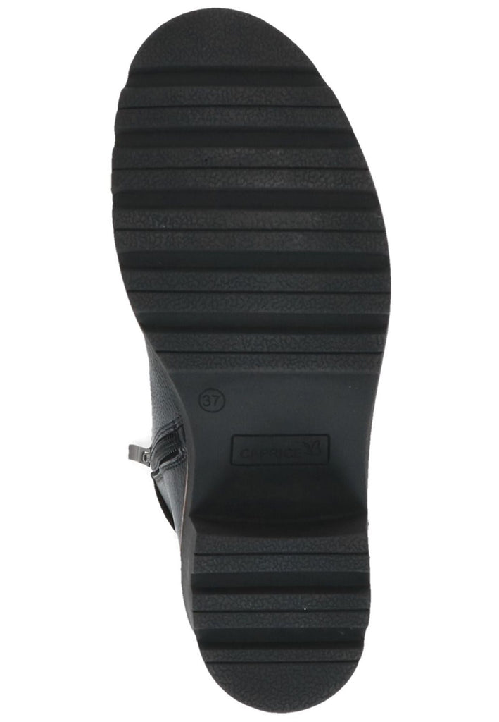 Caprice Stiefelette Nappaleder Schwarz Warmfutter