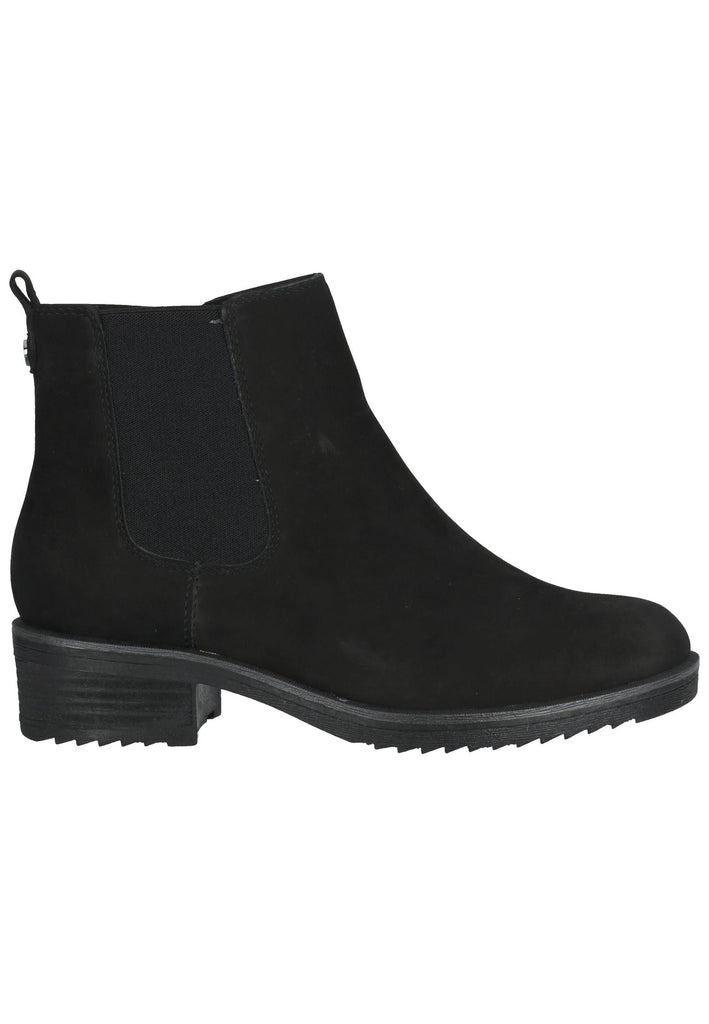 Caprice Stiefelette Nubukleder Black nubuk