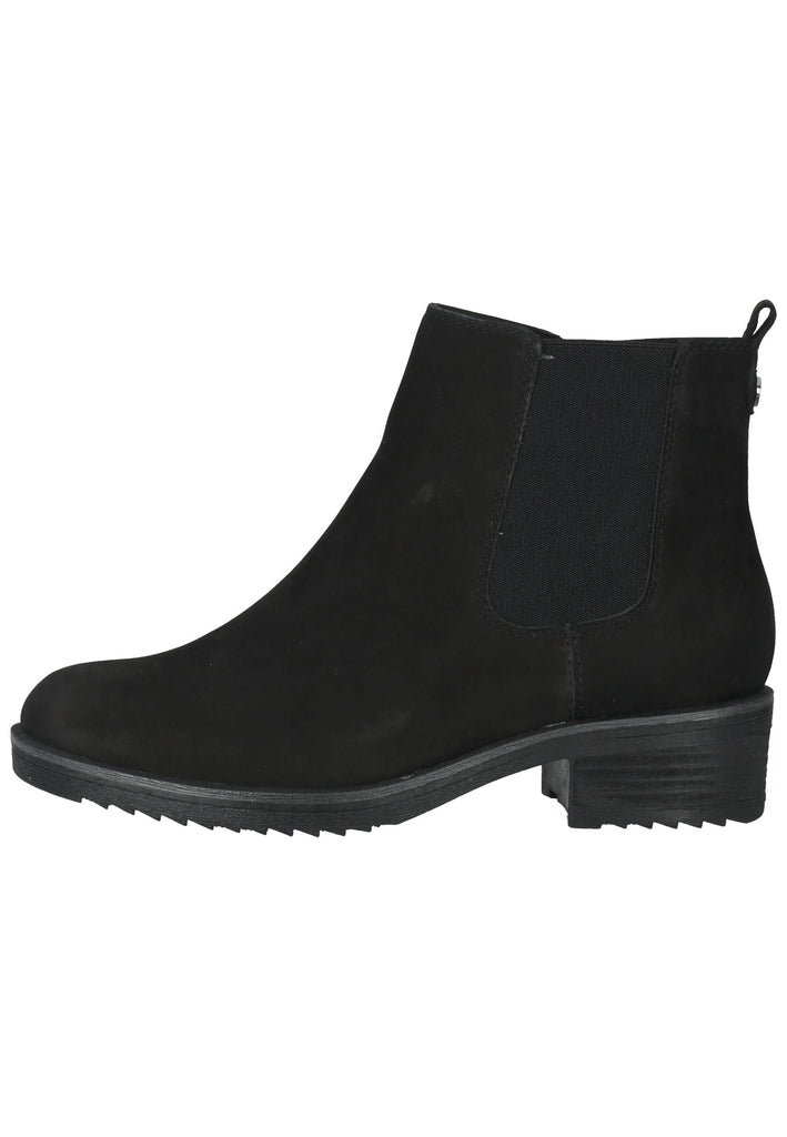 Caprice Stiefelette Nubukleder Black nubuk