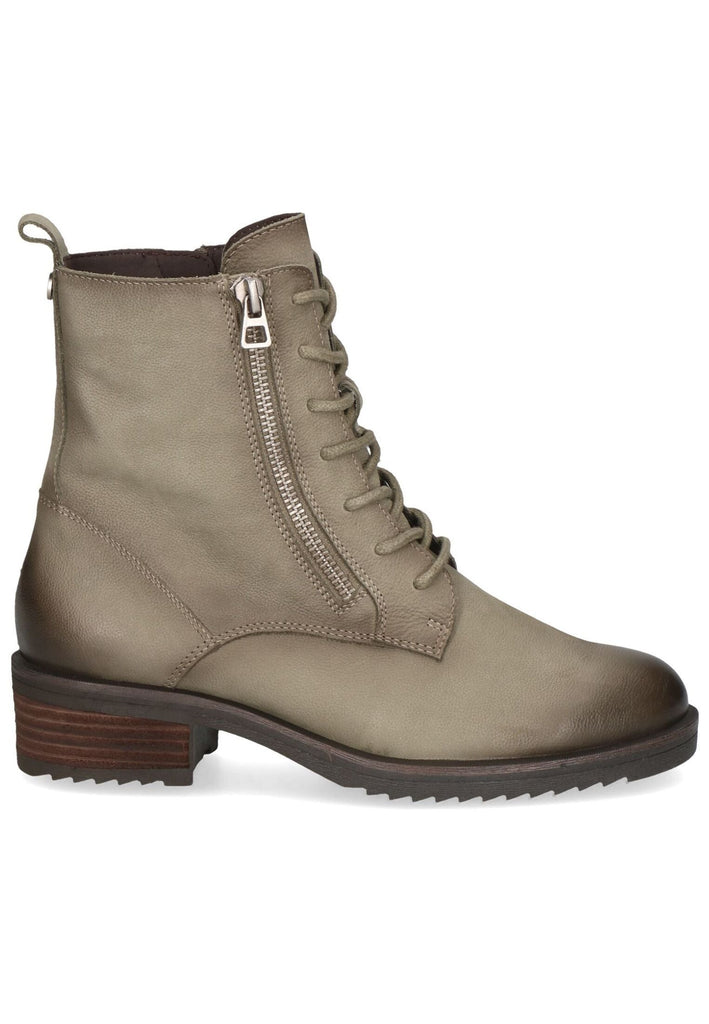Caprice Stiefelette Nubukleder Khaki