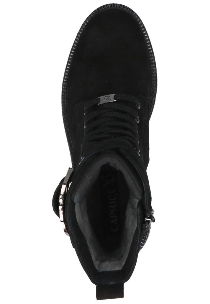 Caprice Stiefelette Nubukleder Schwarz