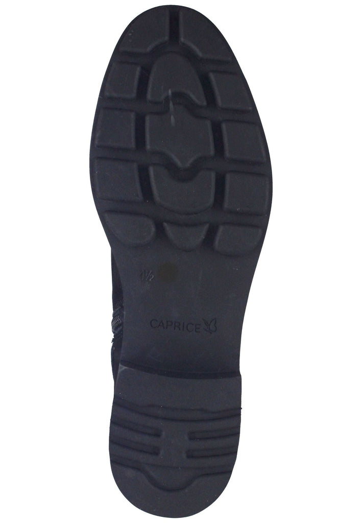 Caprice Stiefelette Nubukleder Schwarz