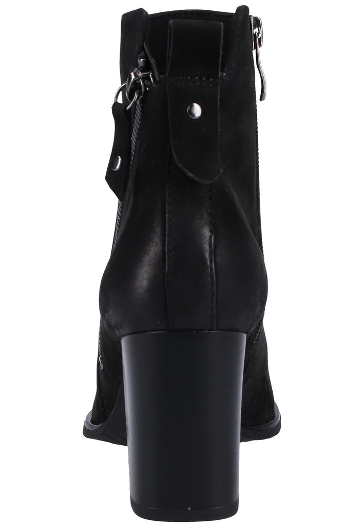 Caprice Stiefelette Nubukleder Schwarz