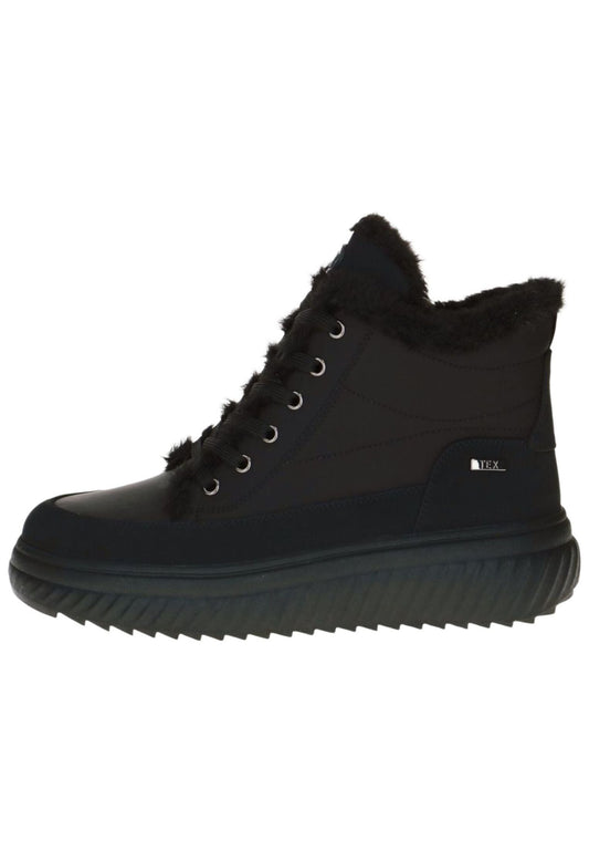 Caprice Stiefelette Synthetik/Textil Schwarz Warmfutter