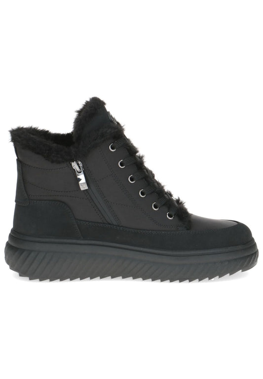 Caprice Stiefelette Synthetik/Textil Schwarz Warmfutter