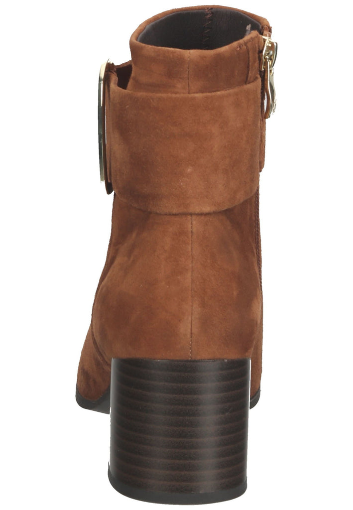 Caprice Stiefelette Veloursleder Muskat
