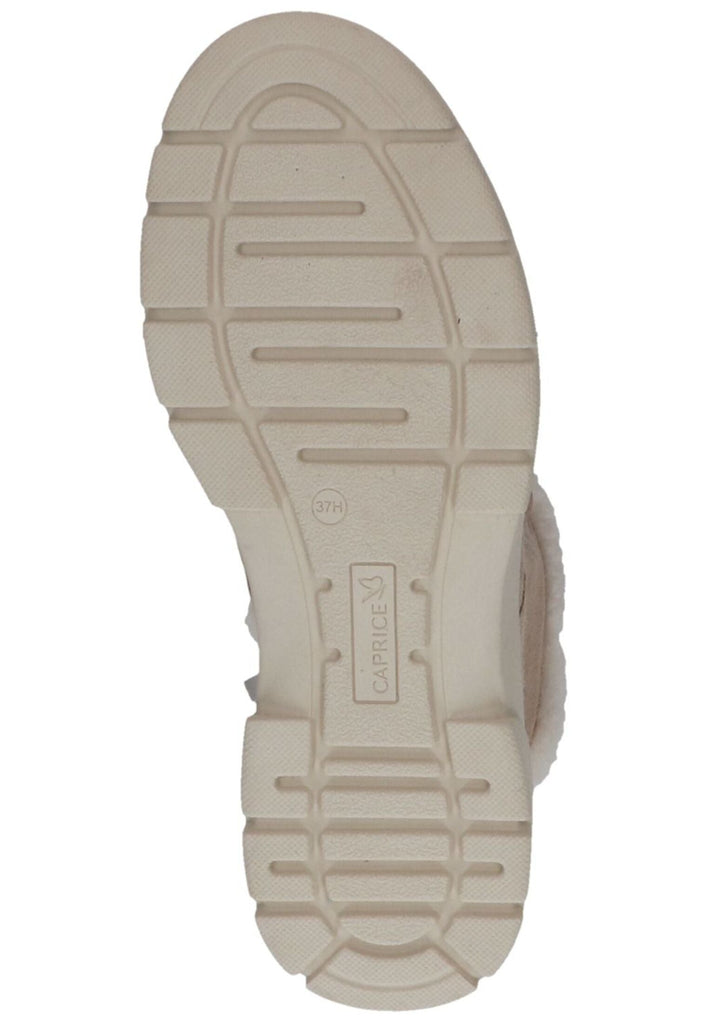 Caprice Stiefelette Veloursleder/Textil Sand Warmfutter
