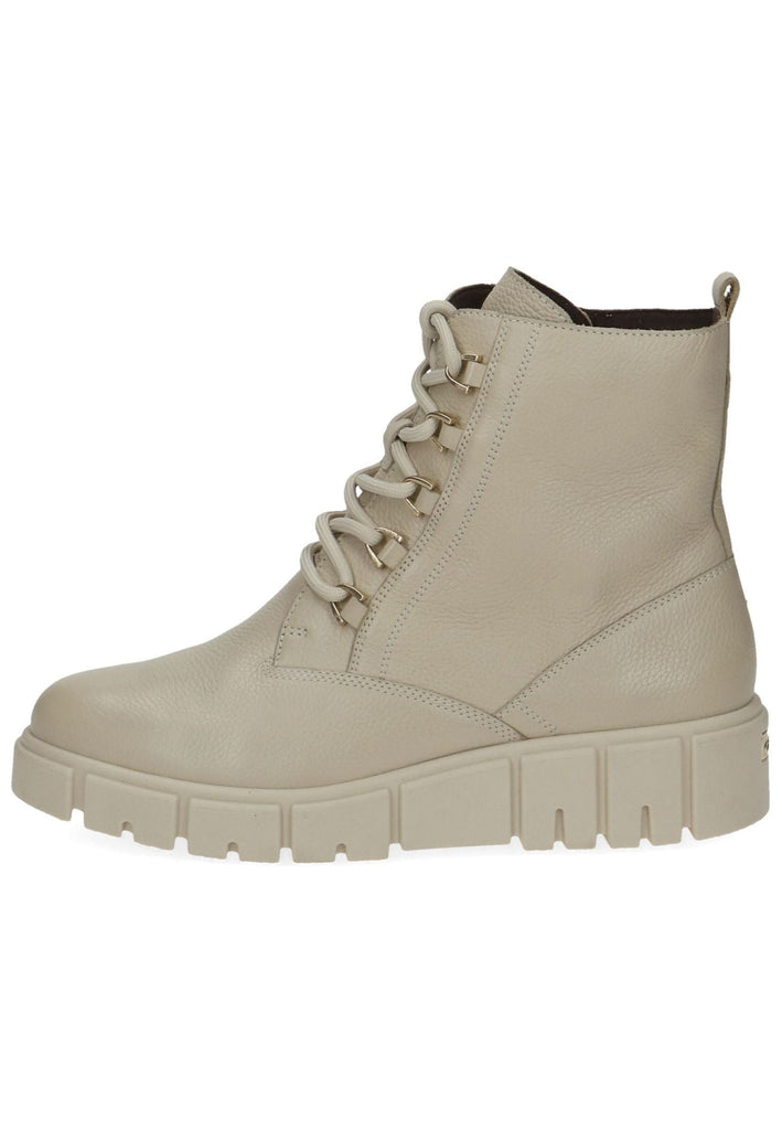 Stiefeletten Caprice Stiefelette Leder Beige Warmfutter