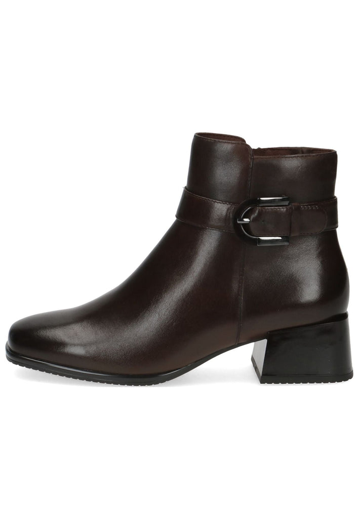 Stiefeletten Caprice Stiefelette Leder Dunkelbraun