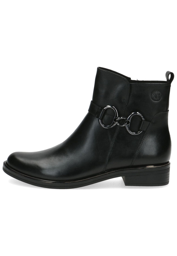 Stiefeletten Caprice Stiefelette Leder Schwarz