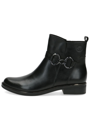 Stiefeletten Caprice Stiefelette Leder Schwarz