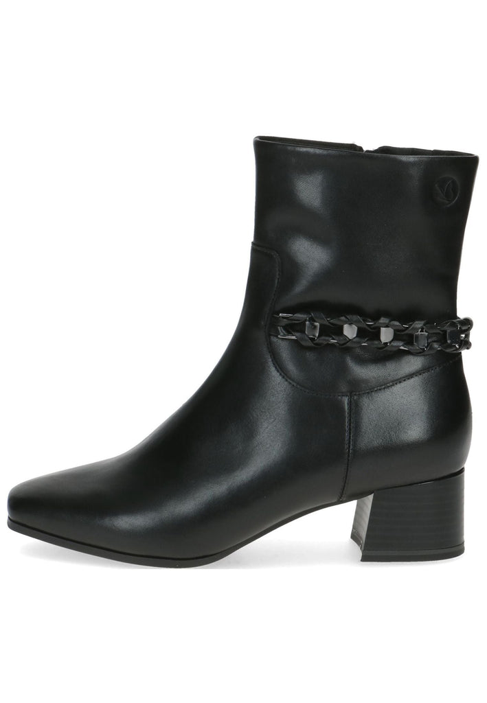 Stiefeletten Caprice Stiefelette Leder Schwarz