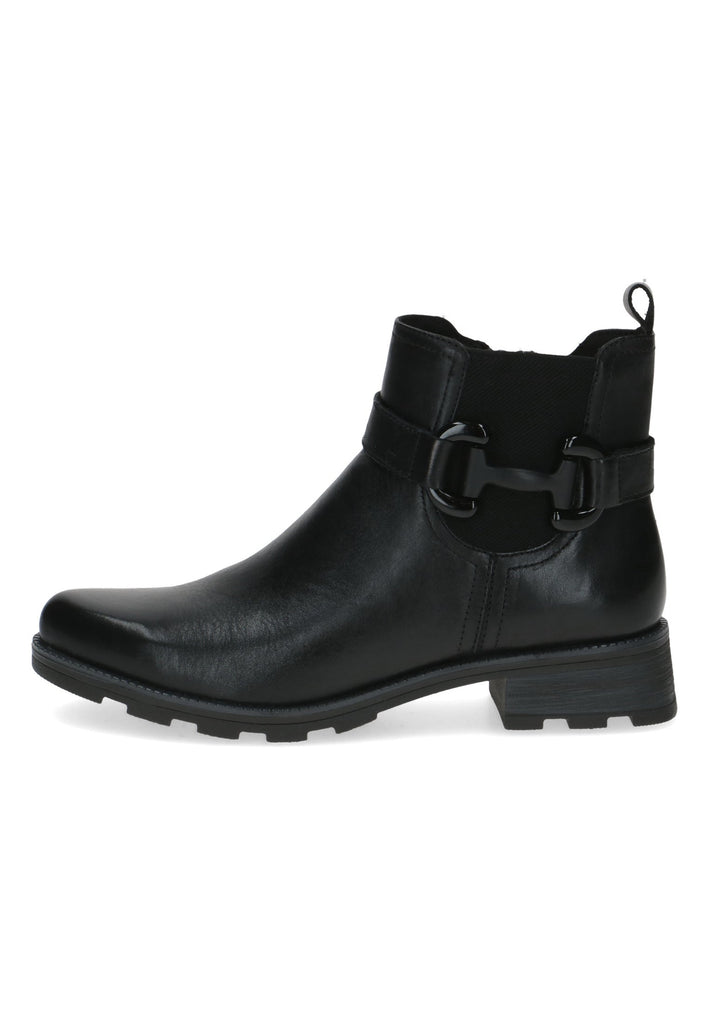Stiefeletten Caprice Stiefelette Leder Schwarz